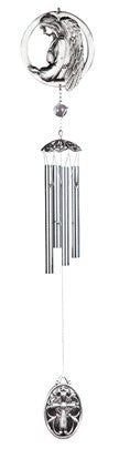 Wind Chime.  Angel. Pewter