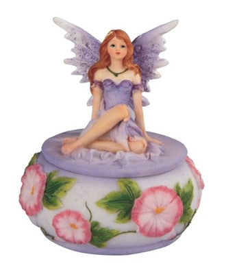 Fairy Trinket Box. Small. Purple
