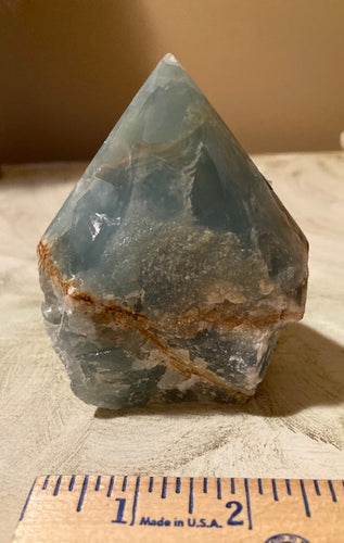 Point. Blue Onyx. MED LG w/polished top