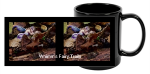Mug 11 oz. black ceramic **Wishing**