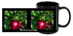 Mug.  11 oz. black ceramic **Apple of my Eye**