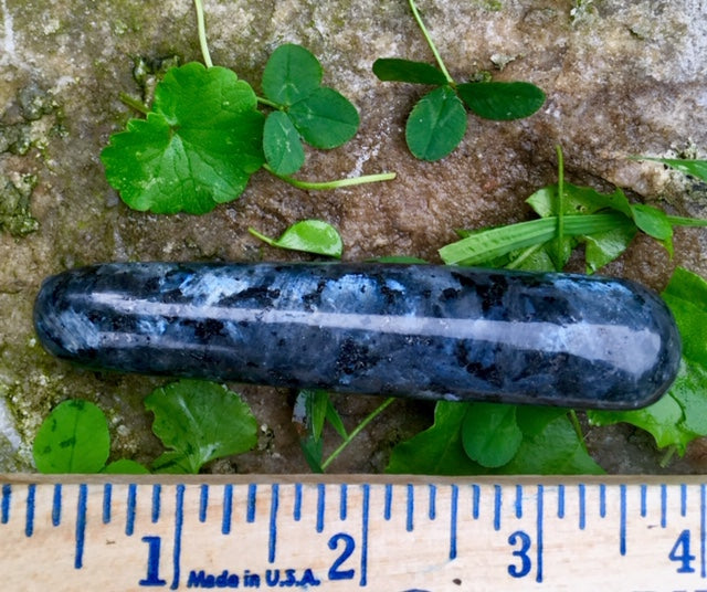 Crystal Massage Wand. Larvikite