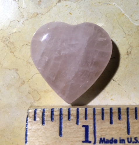 Heart. Small. Rose Quartz