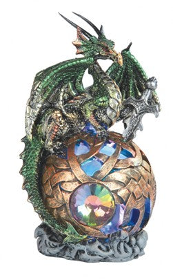 Dragon. Green on Sphere  LED