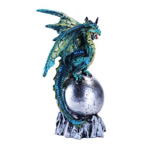 Dragon. Blue Green on Orb