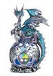 Dragon, Blue Purple LED Globe. Sitting