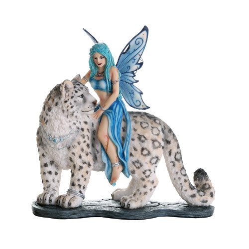 Fairy. Turquoise. on white tiger