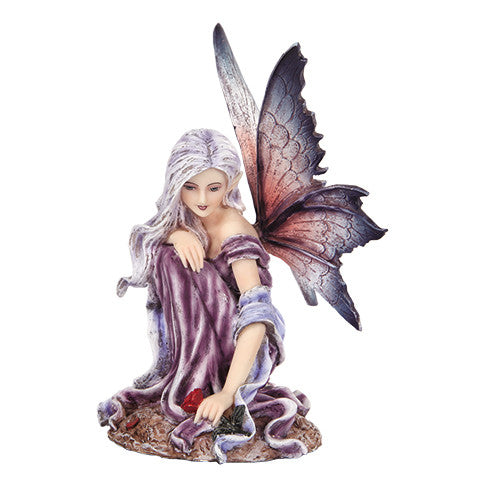 Fairy. Purple. Kneeling
