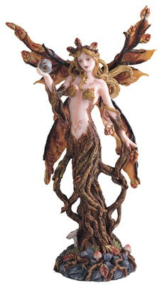 Fairy. Orange Brown Tree