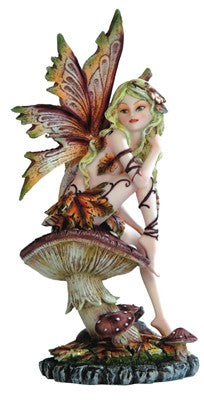 Fairy. Brown on Mushroom