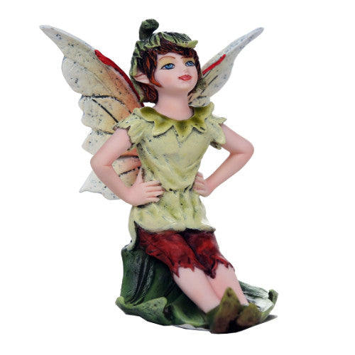 Fairy. Garden. Green on stump