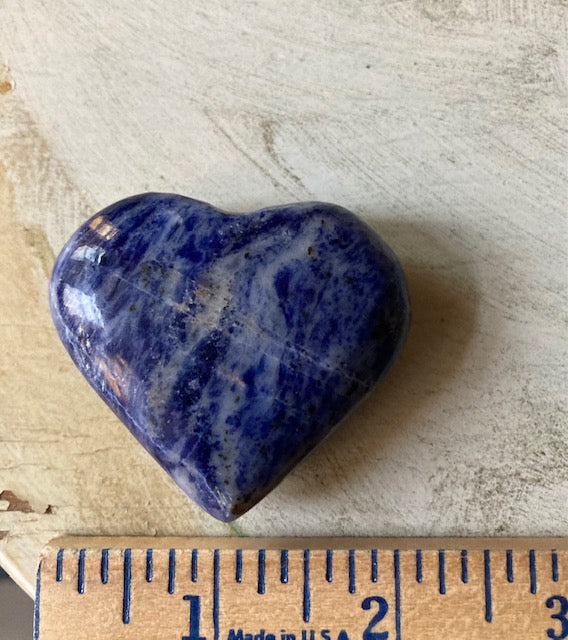 Heart. Medium. Sodalite