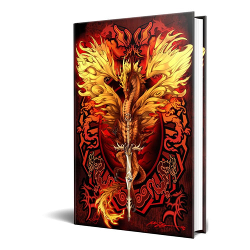 Journal. Flame Blade. Embossed