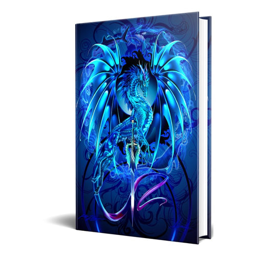 Journal. Blue. Sea Blade. Embossed
