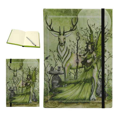 Journal. Green Fae. Embossed