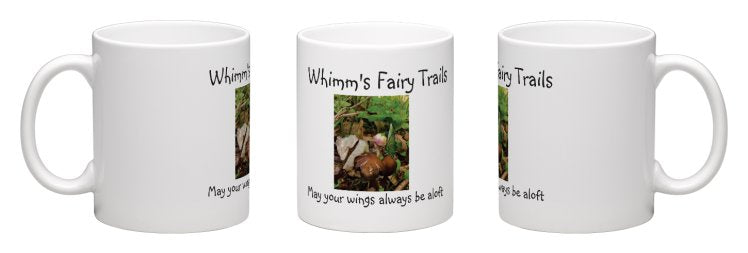 Mug 11 oz. white ceramic  **Mushroom Mania**