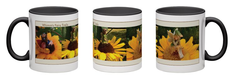 Mug, 11 oz. colored ceramic  **Sunflower Surprise**