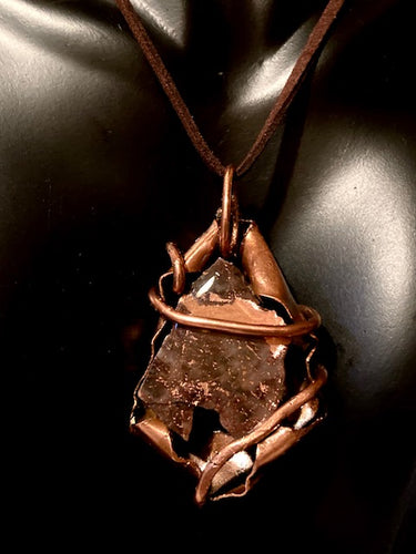 Necklace Slide. Copper Flash (polishd) in Copper