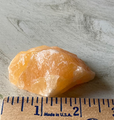 Nugget. Calcite, Orange