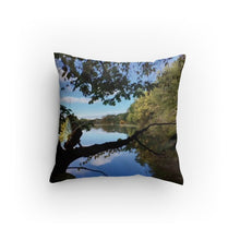 Pillow. Large 14" x 14" soft, plush  **Blue Reflections**