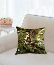 Pillow. Large. 14" x 14" soft, plush  **Promises**