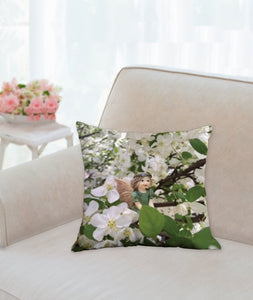 Pillow. Large 14" x 14" soft, plush  **Pearl Retreat**