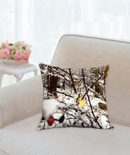 Pillow. Large 14 x 14" soft, plush **Winter Fantasy**
