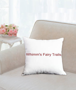 Pillow. Large 14 x 14" soft, plush **Winter Fantasy**