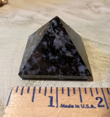 Pyramids. Indigo Gabbro