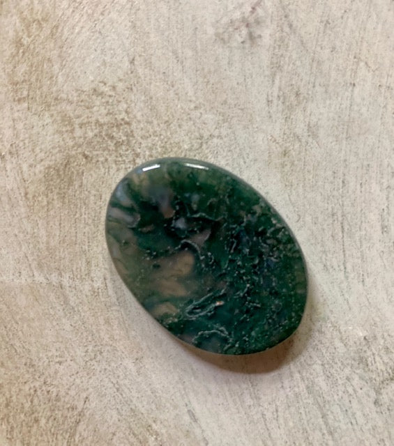 ManifeStones. Thumb Size. Moss Agate