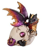 Dragon. Red and Purple