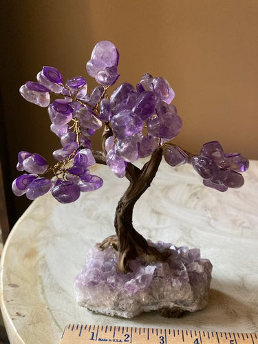 Crystal. Tree. Amethyst. Medium