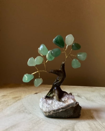 Crystal Tree. Aventurine, Green. Small
