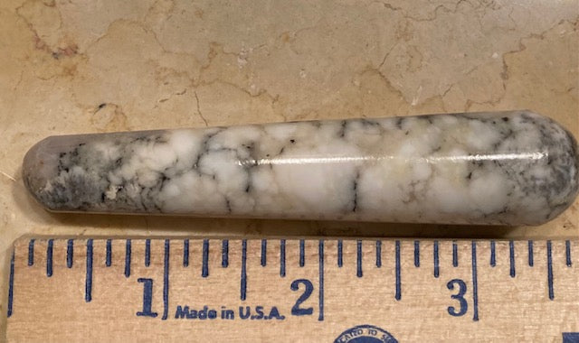 Crystal Massage Wand.  Dendritic Opal