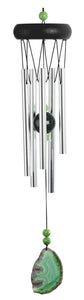 Wind Chime. Geode. Green