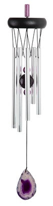 Wind Chime. Geode. Purple