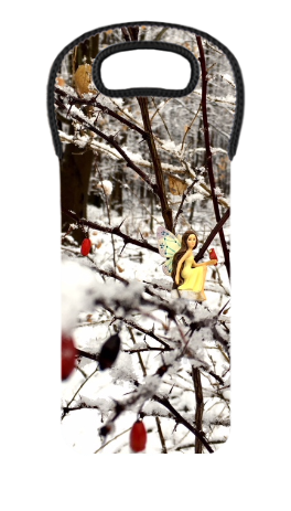 Wine Tote. **Winter Fantasy**
